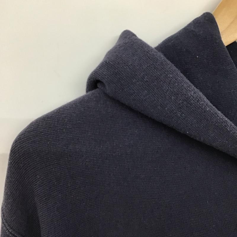 チャンピオン Champion パーカー 長袖 長袖パーカー プルオーバーパーカー スウェット XLARGE L ロゴ、文字 紺 / ネイビー /  メンズ USED 古着 中古 10140141