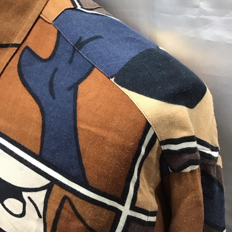 カステルバジャック CASTELBAJAC シャツ、ブラウス 長袖 ボタンダウン 90年代 M 総柄 マルチカラー / マルチカラー /  メンズ USED 古着 中古 10122597