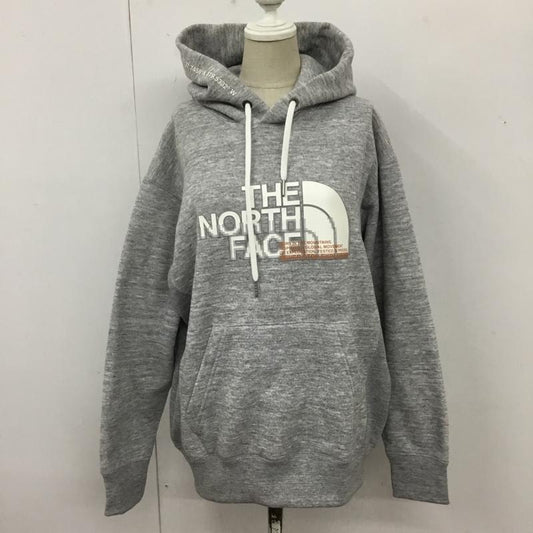 ザノースフェイス THE NORTH FACE パーカー 長袖 NTW62135 フロントハーフドームフーディ L プリント 灰 / グレー /  レディース USED 古着 中古 10109930