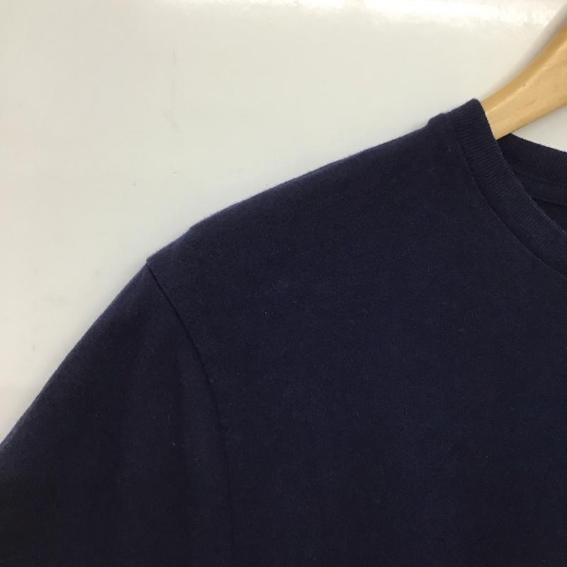 ポロラルフローレン POLO RALPH LAUREN Tシャツ 半袖 半袖カットソー プリントTシャツ クルーネックカットソー M ロゴ、文字 紺 / ネイビー /  メンズ USED 古着 中古 10148232