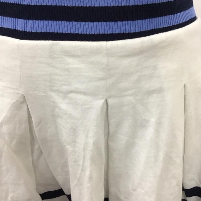 ポロラルフローレン POLO RALPH LAUREN スカート ミニスカート プリーツ L ワンポイント 白 / ホワイト / X 紺 / ネイビー / X 水色 / ライトブルー /  レディース USED 古着 中古 10118838