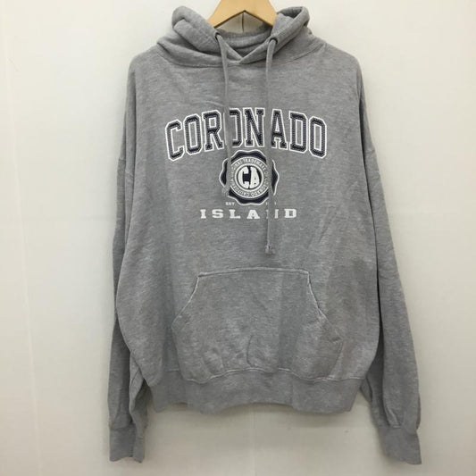 ＵＳＥＤ古着 USED/古着 パーカー 長袖 XL ロゴ、文字 灰 / グレー /  メンズ USED 古着 中古 10136088
