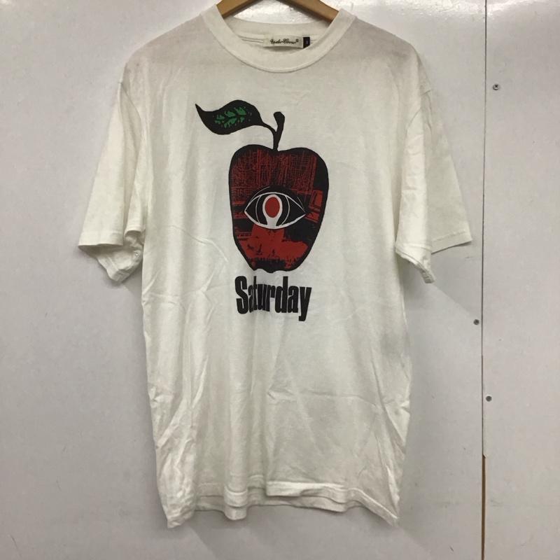 アンダーカバー UNDERCOVER Tシャツ 半袖 半袖カットソー プリントTシャツ クルーネックカットソー 3 プリント 白 / ホワイト /  メンズ USED 古着 中古 10132801