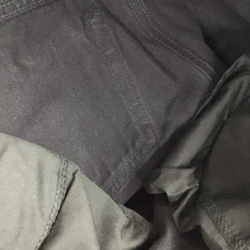 スライ SLY パンツ デニム、ジーンズ 030eaa01-2830 EMMA e/s エマスライ JUST WAIST WIDE FLARE PANTS 2 無地 黒 / ブラック /  レディース USED 古着 中古 10119874