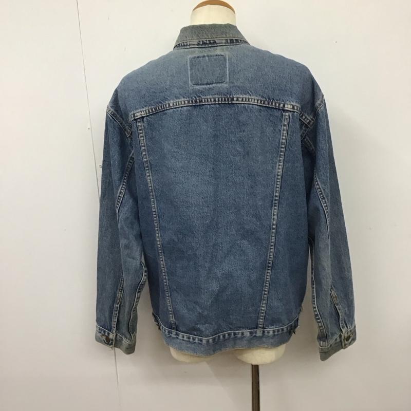 リーバイス Levi s ジャケット、上着 ジャケット、ブレザー デニムジャケット カラージャケット 長袖ジャケット ブルゾン 無地 インディゴ / インディゴ /  メンズ USED 古着 中古 10114655
