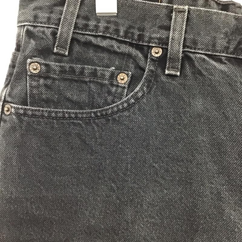 リーバイストラウスアンドコー Levi Strauss & co. パンツ デニム、ジーンズ デニムパンツ ワイドパンツ カジュアルパンツ 36インチ 無地 黒 / ブラック /  メンズ USED 古着 中古 10133668