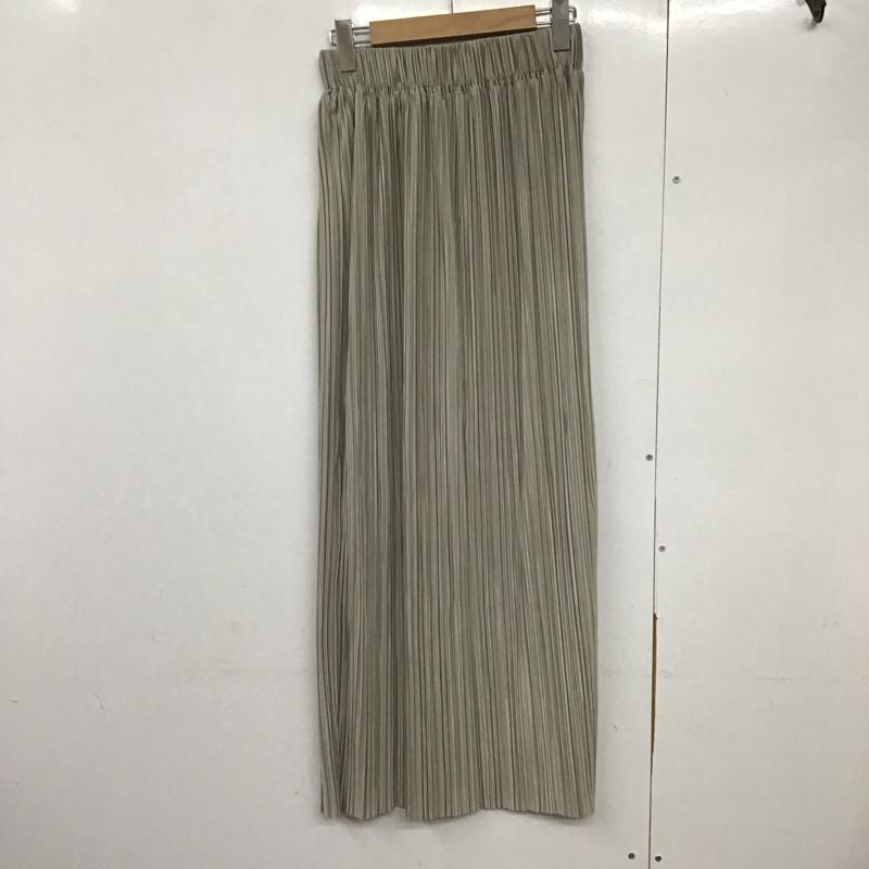 ミスティウーマン mysty woman スカート ロングスカート FREE 無地 銀 / シルバー /  レディース USED 古着 中古 10141616