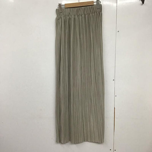 ミスティウーマン mysty woman スカート ロングスカート FREE 無地 銀 / シルバー /  レディース USED 古着 中古 10141616