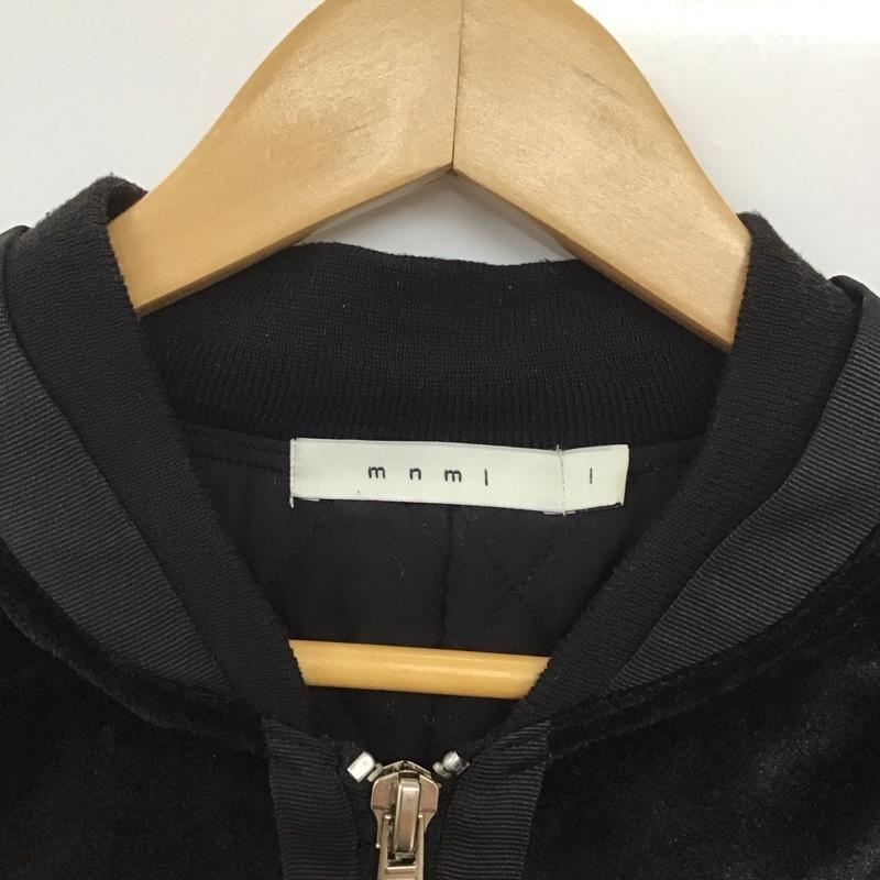 ミニマル mnml ジャケット、上着 ジャケット、ブレザー ジップアップジャケット アウター ノーカラージャケット 1 無地 黒 / ブラック /  メンズ USED 古着 中古 10132318
