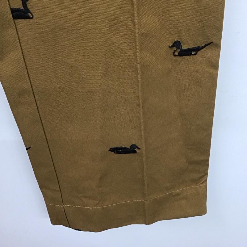エルエルビーン L.L.Bean パンツ チノパン 273418 刺繍 鳥 32 総柄 茶 / ブラウン /  メンズ USED 古着 中古 10111225