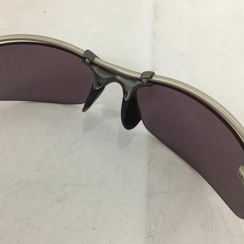 スワンズ Swans めがね・サングラス サングラス SA-520 偏光レンズ ULTRA LENS 箱有 スポーツサングラス ロゴ、文字 紫 / パープル / X 銀 / シルバー /  メンズ USED 古着 中古 10141091
