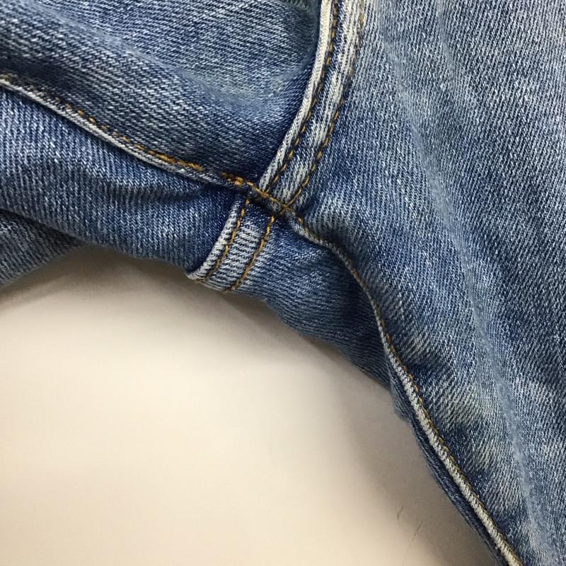 ザラメン ZARA MAN パンツ デニム、ジーンズ デニムパンツ スリムパンツ カジュアルパンツ ストレッチパンツ 38 無地 インディゴ / インディゴ /  メンズ USED 古着 中古 10129276