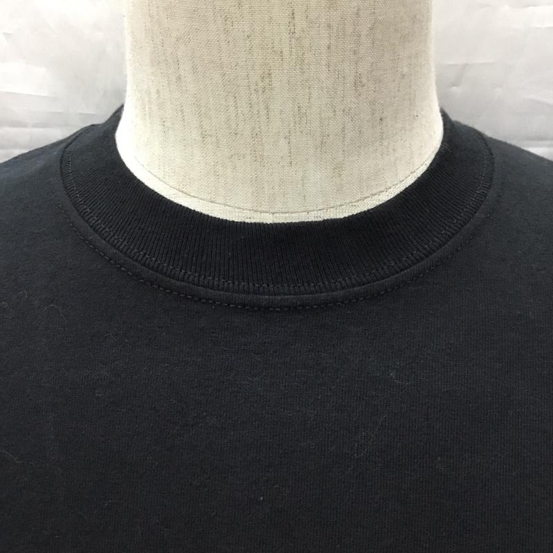 ハフ HUF カットソー 長袖 長袖カットソー プリントTシャツ クルーネックカットソー M ロゴ、文字 黒 / ブラック /  メンズ USED 古着 中古 10120075