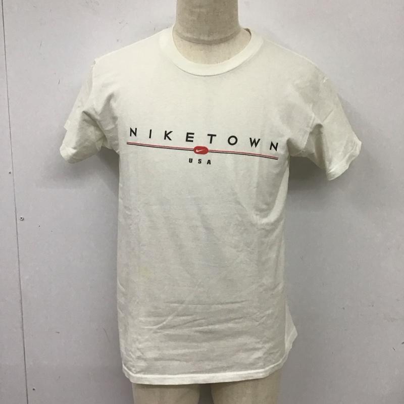 ナイキ NIKE Tシャツ 半袖 NME920220 KL4 クルーネック S ロゴ、文字 白 / ホワイト /  メンズ USED 古着 中古 10114343