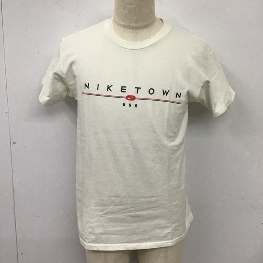 ナイキ NIKE Tシャツ 半袖 NME920220 KL4 クルーネック S ロゴ、文字 白 / ホワイト /  メンズ USED 古着 中古 10114343