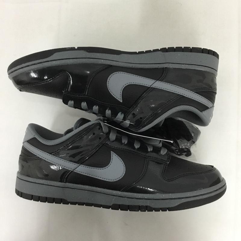 ナイキ NIKE スニーカー スニーカー FZ3053 001 Berlin DUNK LOW RETRO QS 27cm 箱有 27.0cm ロゴ、文字 黒 / ブラック / X 灰 / グレー /  メンズ USED 古着 中古 10124605