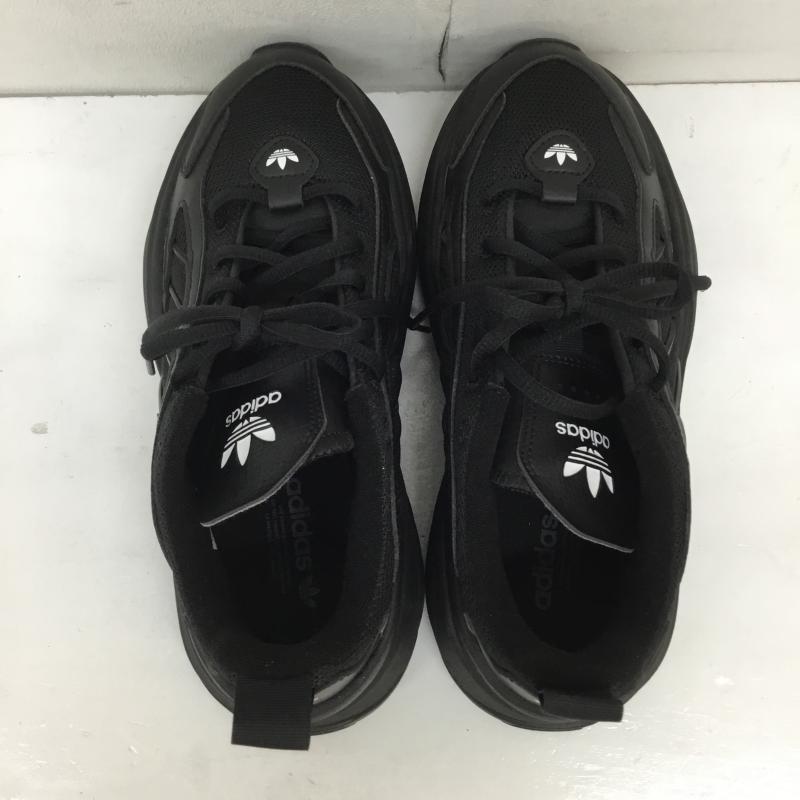 アディダス adidas スニーカー スニーカー オズガイア IG6045 23.5cm ロゴ、文字 黒 / ブラック /  レディース USED 古着 中古 10133783