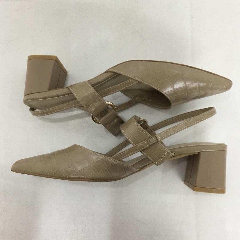 ランダ RANDA パンプス パンプス ベルトストラップパンプス ポインテッドトゥ L  ベージュ / ベージュ /  レディース USED 古着 中古 10144833