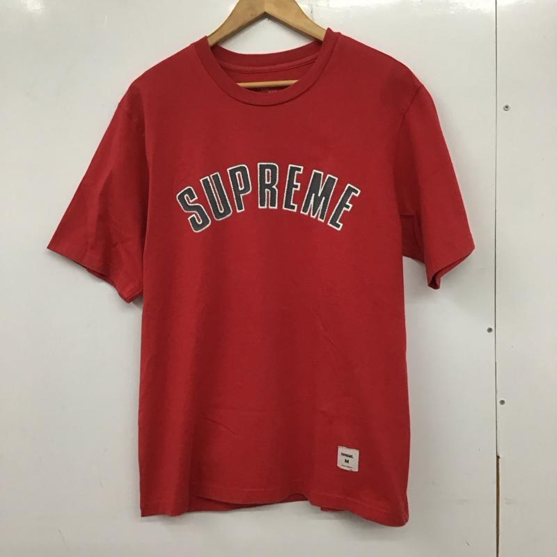 シュプリーム Supreme Tシャツ 半袖 2018fw アーチロゴTシャツ 半袖カットソー プリントTシャツ M ロゴ、文字 赤 / レッド /  メンズ USED 古着 中古 10134797