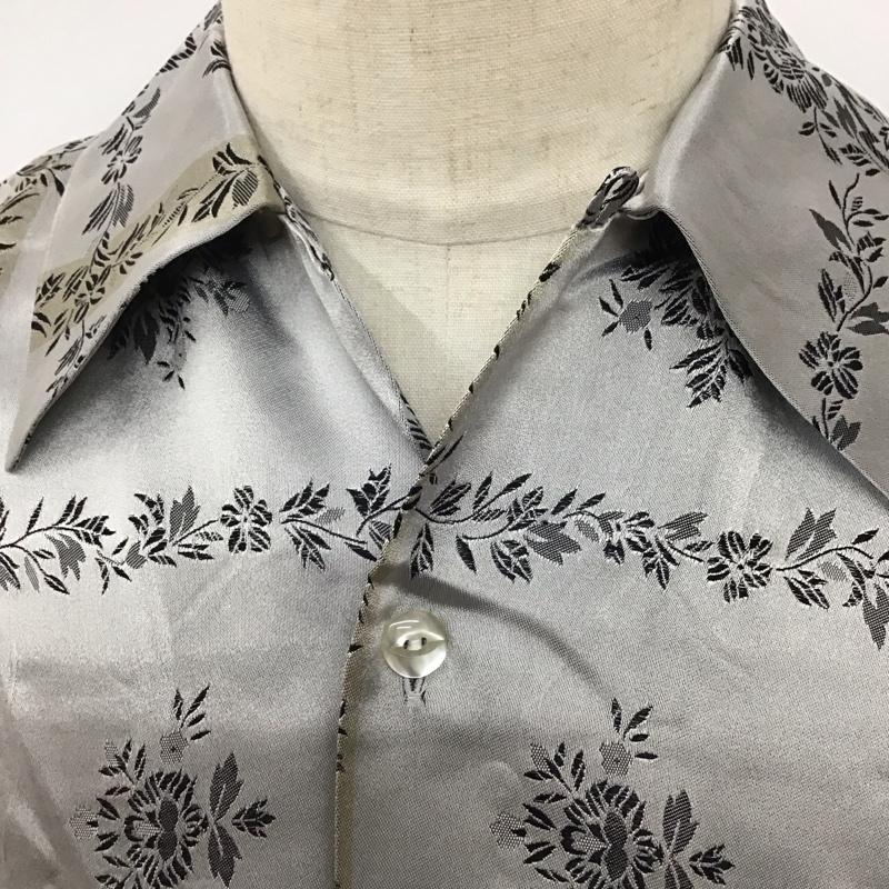 ニードルス Needles シャツ、ブラウス 半袖 MR143 胸ポケット L 総柄 灰 / グレー /  メンズ USED 古着 中古 10128079