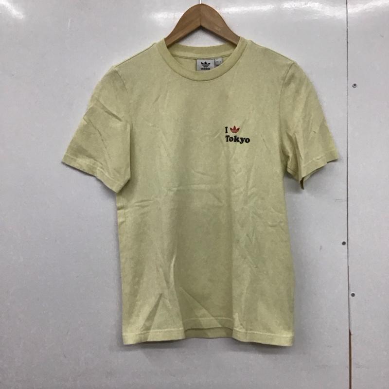 アディダス adidas Tシャツ 半袖 gu0926 プリントTシャツ ディズニープリント S プリント 黄 / イエロー /  メンズ USED 古着 中古 10150351