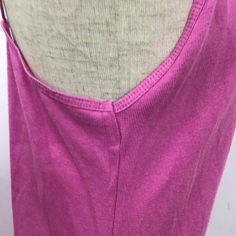 ザラ ZARA ワンピース ロングスカート 1044 627 620 キャミワンピース ティアード M 無地 桃 / ピンク /  レディース USED 古着 中古 10118831