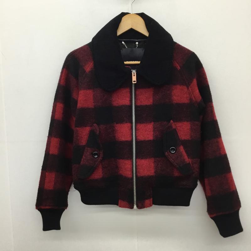 ディーゼル DIESEL ジャケット、上着 ジャンパー、ブルゾン S チェック 赤 / レッド /  レディース USED 古着 中古 10140881