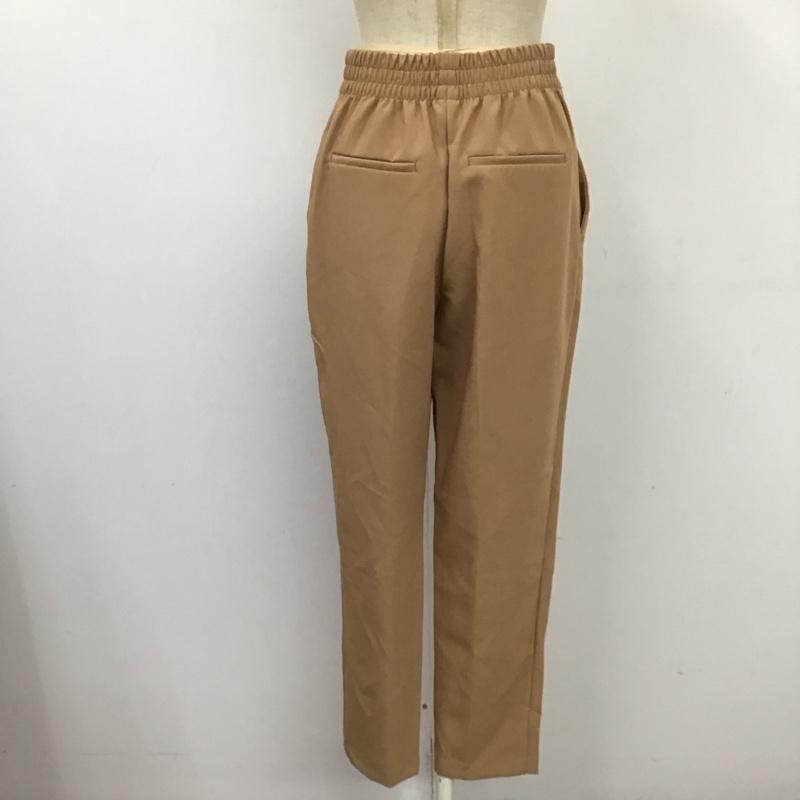 ザラ ZARA パンツ スラックス スラックスパンツ ワイドパンツ カジュアルパンツ XS 無地 ベージュ / ベージュ /  レディース USED 古着 中古 10118517