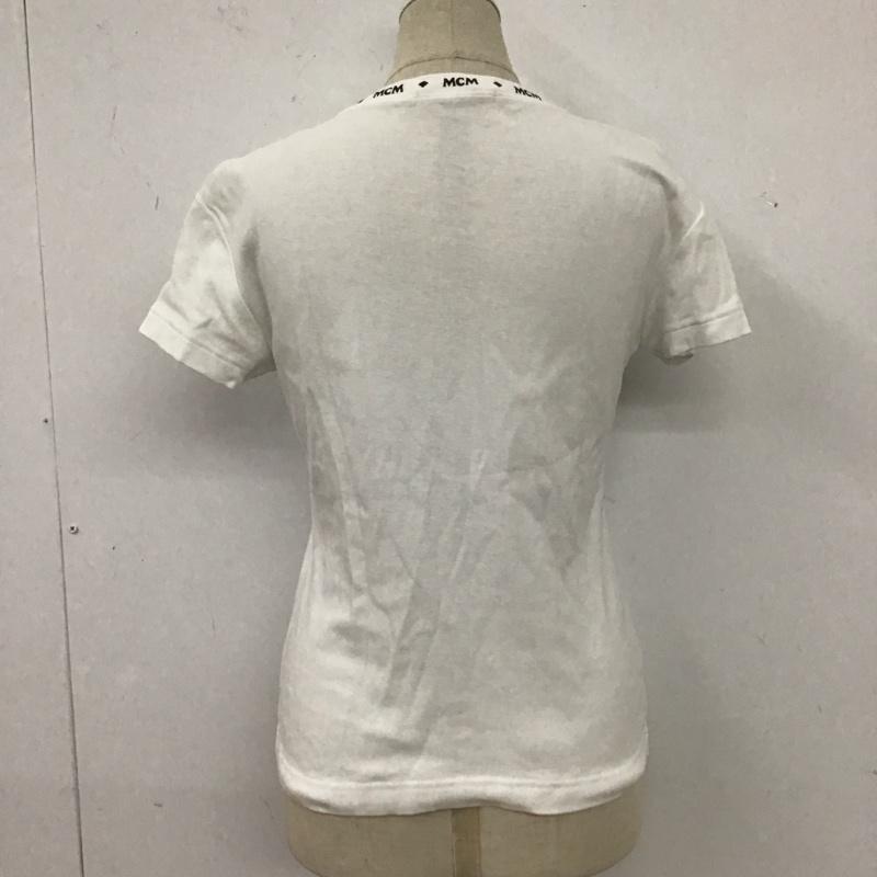 エムシーエム MCM Tシャツ 半袖 半袖 M プリント 白 / ホワイト /  レディース USED 古着 中古 10117321