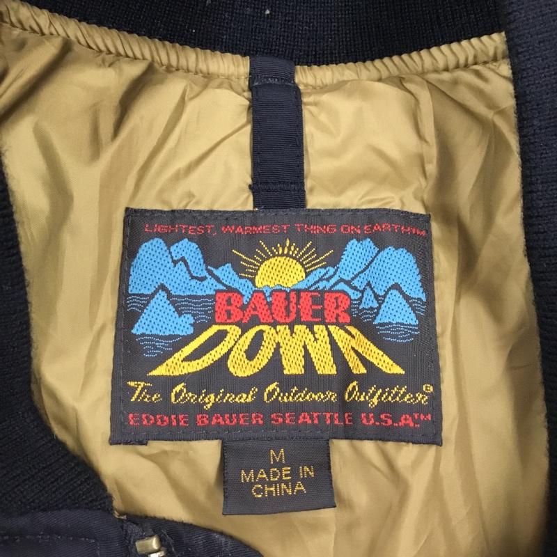エディーバウアー Eddie Bauer ジャケット、上着 ジャンパー、ブルゾン ジップアップジャケット ジャンパー アウター ダウンジャケット キルティングジャケット M 無地 黒 / ブラック /  メンズ USED 古着 中古 10111320