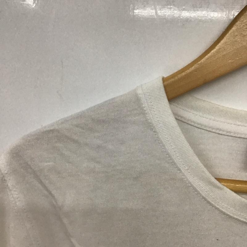 コロンビア Columbia Tシャツ 半袖 116 pu2055 半袖Tシャツ クルーネック ポケットTシャツ L ロゴ、文字 白 / ホワイト /  メンズ USED 古着 中古 10133354