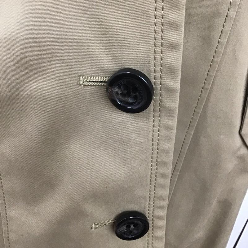 バーバリーブルーレーベル BURBERRY BLUE LABEL コート トレンチコート 36 無地 ベージュ / ベージュ /  レディース USED 古着 中古 10108501