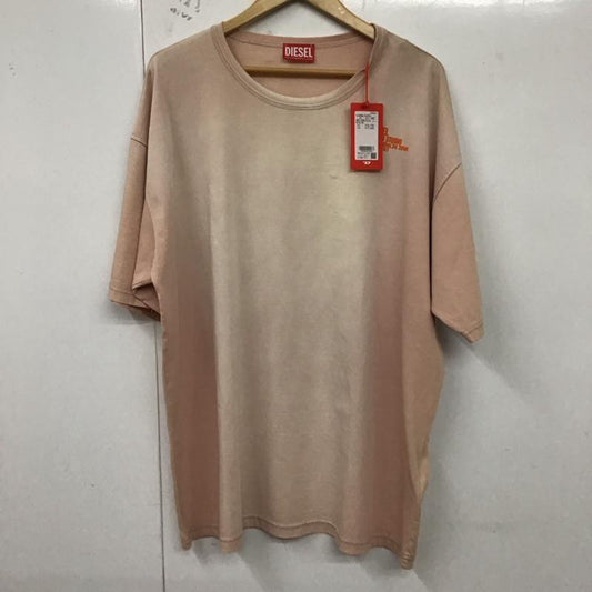 ディーゼル DIESEL Tシャツ 半袖 L 無地 桃 / ピンク /  メンズ USED 古着 中古 10128576
