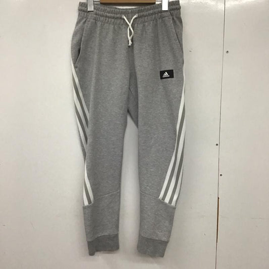 アディダス adidas パンツ ワークパンツ、ペインターパンツ ワイドパンツ カジュアルパンツ ワークパンツ ロゴ、文字 灰 / グレー /  メンズ USED 古着 中古 10133744