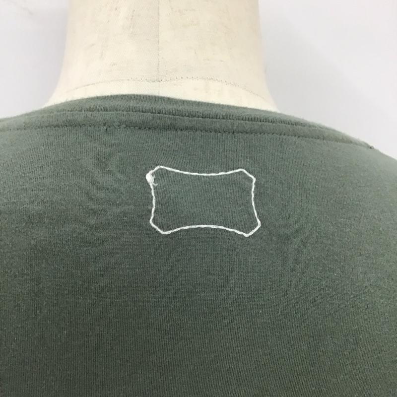 スタンダード カリフォルニア STANDARD CALIFORNIA Tシャツ 半袖 クルーネック 胸ポケット M 無地 カーキ / カーキ /  メンズ USED 古着 中古 10118122