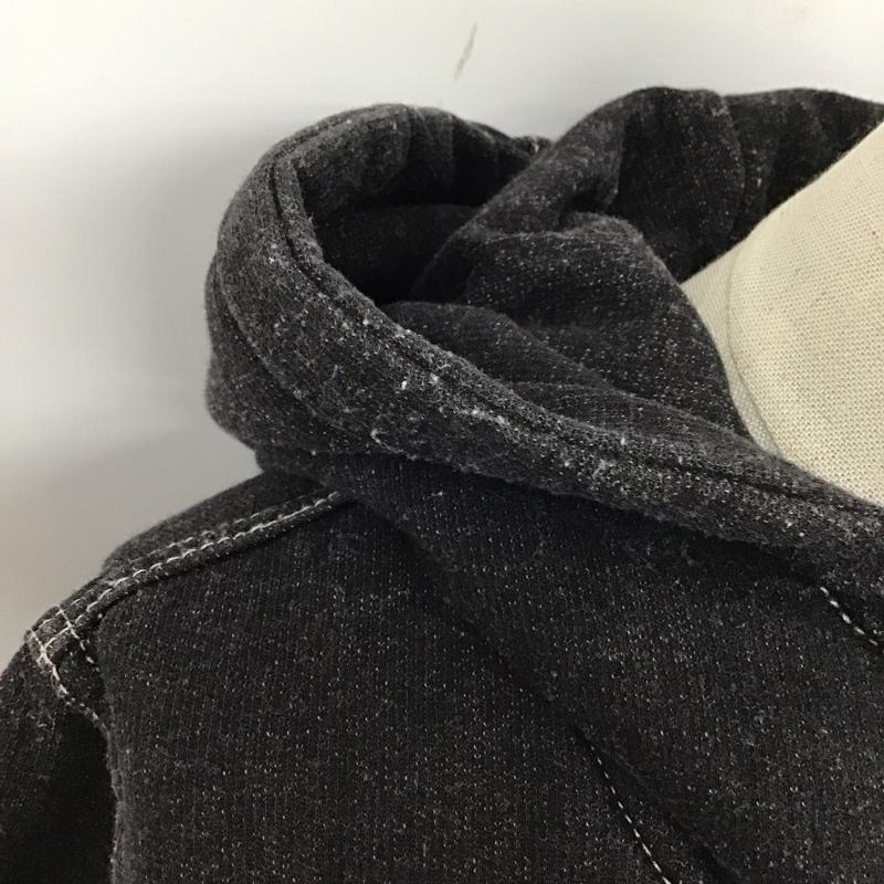 ボルコム VOLCOM パーカー 長袖 長袖パーカー フード付きパーカー ジップアップパーカー M ロゴ、文字 黒 / ブラック /  レディース USED 古着 中古 10114899