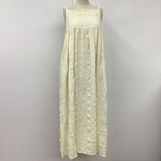 ロペピクニック ROPE  PICNIC ワンピース ロングスカート gde-23110-a マキシワンピース ロングワンピース ジャガードワンピース キャミワンピース 38 総柄 白 / ホワイト /  レディース USED 古着 中古 10105726