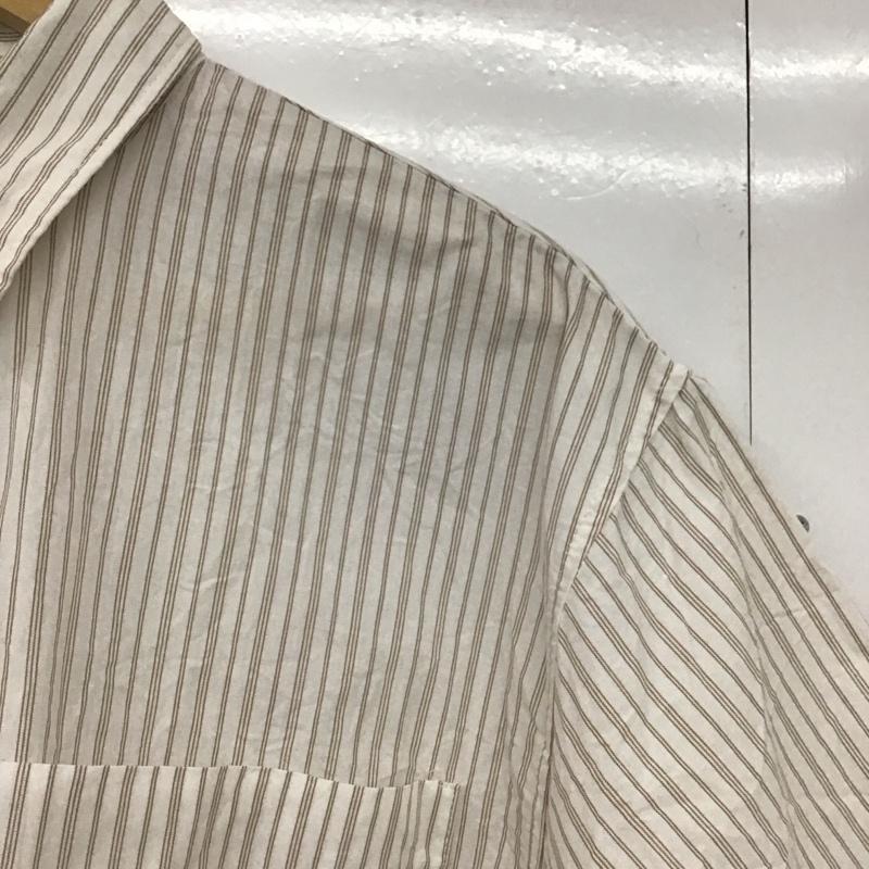 ザラ ZARA シャツ、ブラウス 半袖 M ストライプ マルチカラー / マルチカラー /  レディース USED 古着 中古 10143991