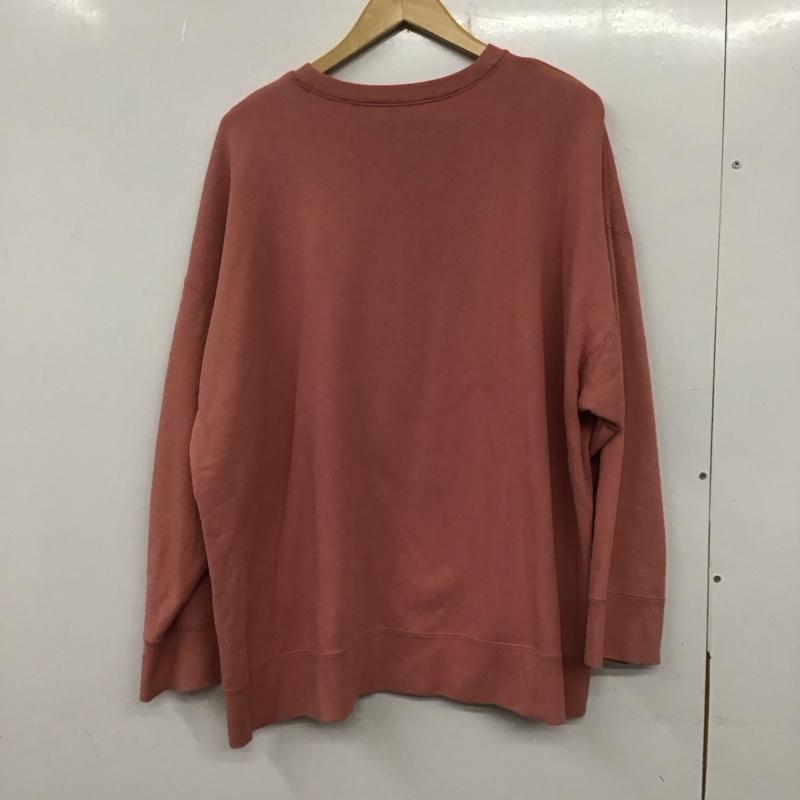 ミラオーウェン Mila Owen トレーナー 長袖 09WCT201243 スウェット 裏起毛 無地 桃 / ピンク /  レディース USED 古着 中古 10139137