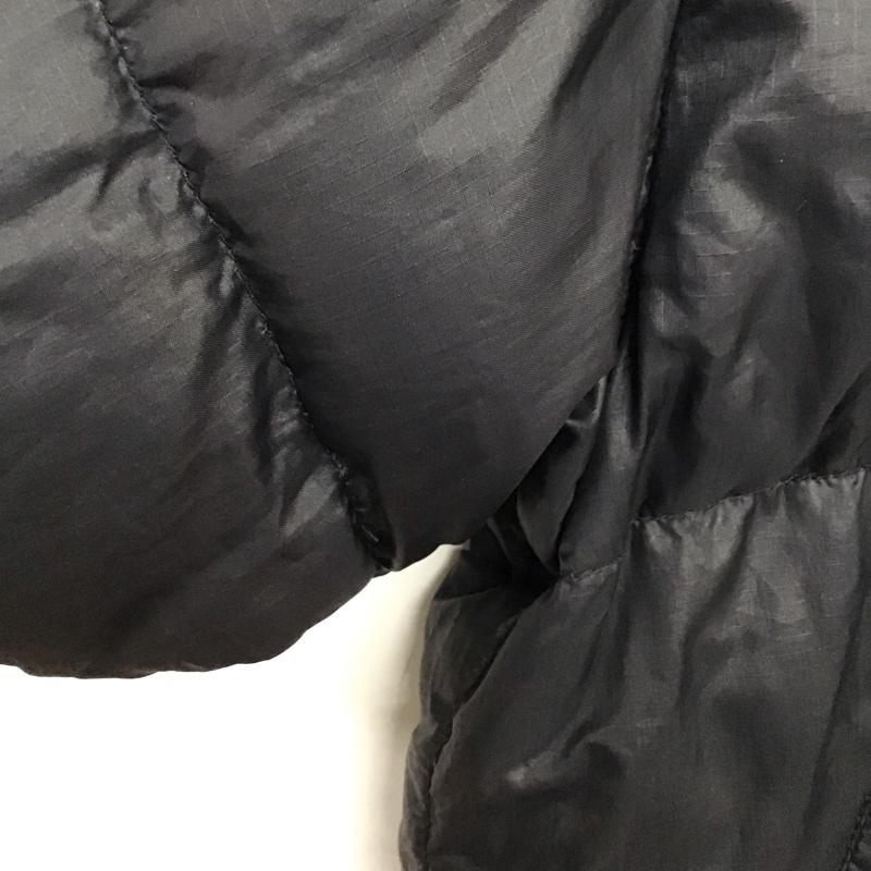 ザノースフェイス THE NORTH FACE ジャケット、上着 ジャンパー、ブルゾン ジップアップジャケット ナイロンジャケット アウター ダウンジャケット ロゴ、文字 黒 / ブラック /  メンズ USED 古着 中古 10140686