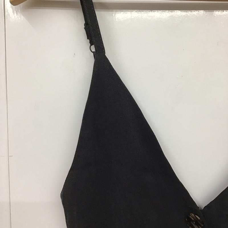 ザラ ZARA サロペット・オーバーオール サロペット、オーバーオール 4117 007 800 S 無地 黒 / ブラック /  レディース USED 古着 中古 10144430