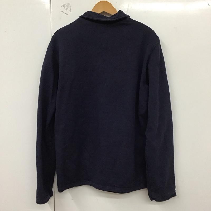 グッドオン Good On ジャケット、上着 ジャケット、ブレザー スウェットジャケット カラージャケット アウター L 無地 紺 / ネイビー /  メンズ USED 古着 中古 10129047