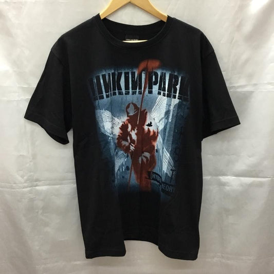 古着 USED Tシャツ 半袖 半袖カットソー プリントTシャツ クルーネックカットソー バンドTシャツ L プリント 黒 / ブラック /  メンズ USED 古着 中古 10106951