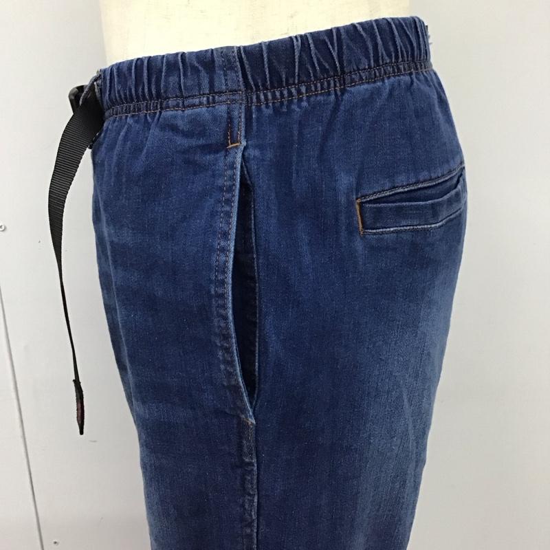 グラミチ GRAMICCI パンツ ワークパンツ、ペインターパンツ 8817-dej JUSTCUTNEWNARROWPANTS デニムパンツ L ロゴ、文字 インディゴ / インディゴ /  メンズ USED 古着 中古 10119990
