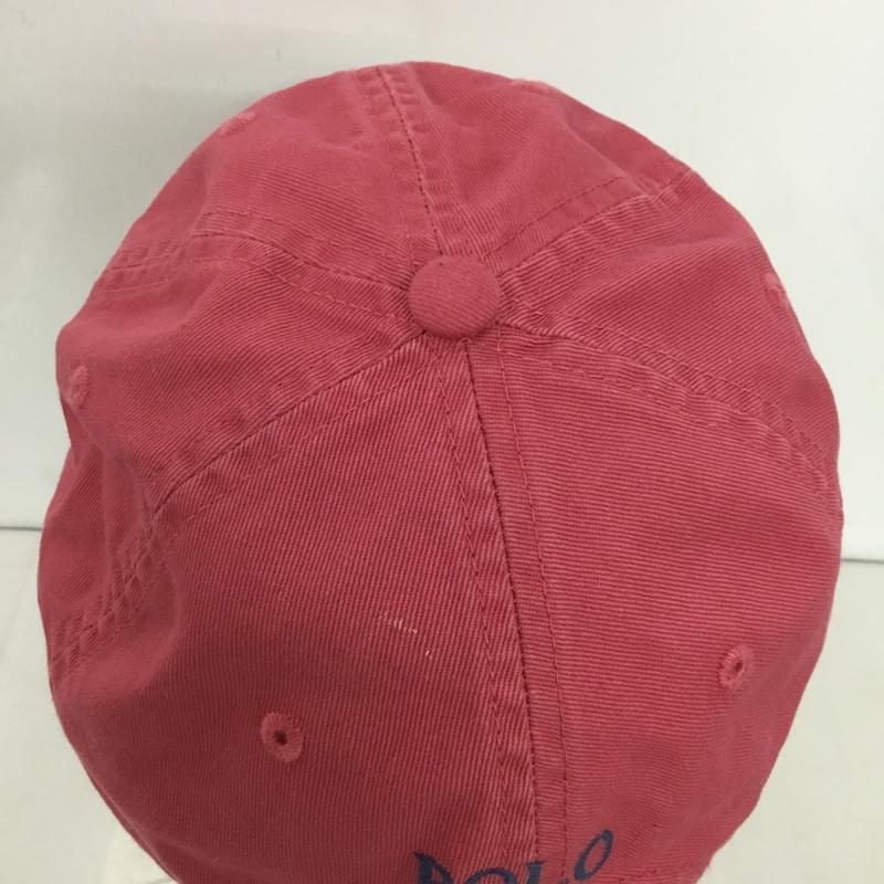 ポロラルフローレン POLO RALPH LAUREN 帽子 キャップ ワンポイント 桃 / ピンク /  メンズ USED 古着 中古 10144326