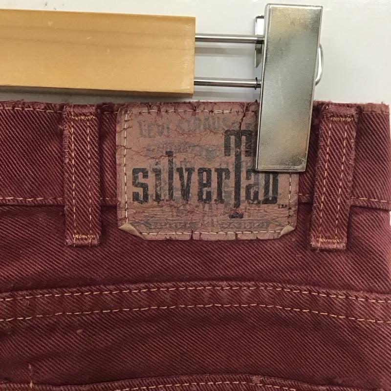 リーバイス Levi s パンツ デニム、ジーンズ silver tab baggy 90年代 後染め W29 L34 29インチ 無地 えんじ / ワインレッド /  メンズ USED 古着 中古 10112660