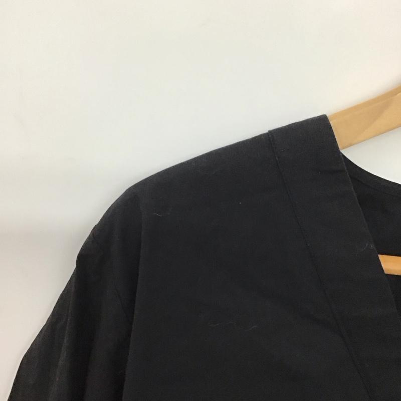 ザラ ZARA シャツ、ブラウス 長袖 長袖シャツ 無地シャツ ヘンリーネック S 無地 黒 / ブラック /  レディース USED 古着 中古 10142675