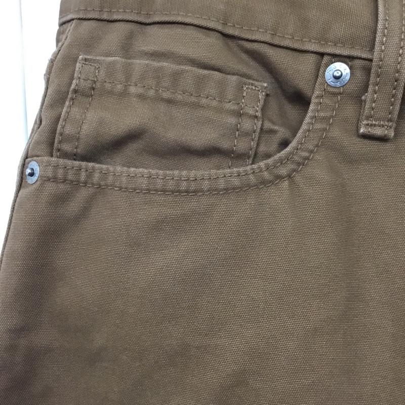 リーバイス Levi s パンツ デニム、ジーンズ ワイドパンツ カジュアルパンツ ワークパンツ 28インチ 無地 茶 / ブラウン /  メンズ USED 古着 中古 10120097