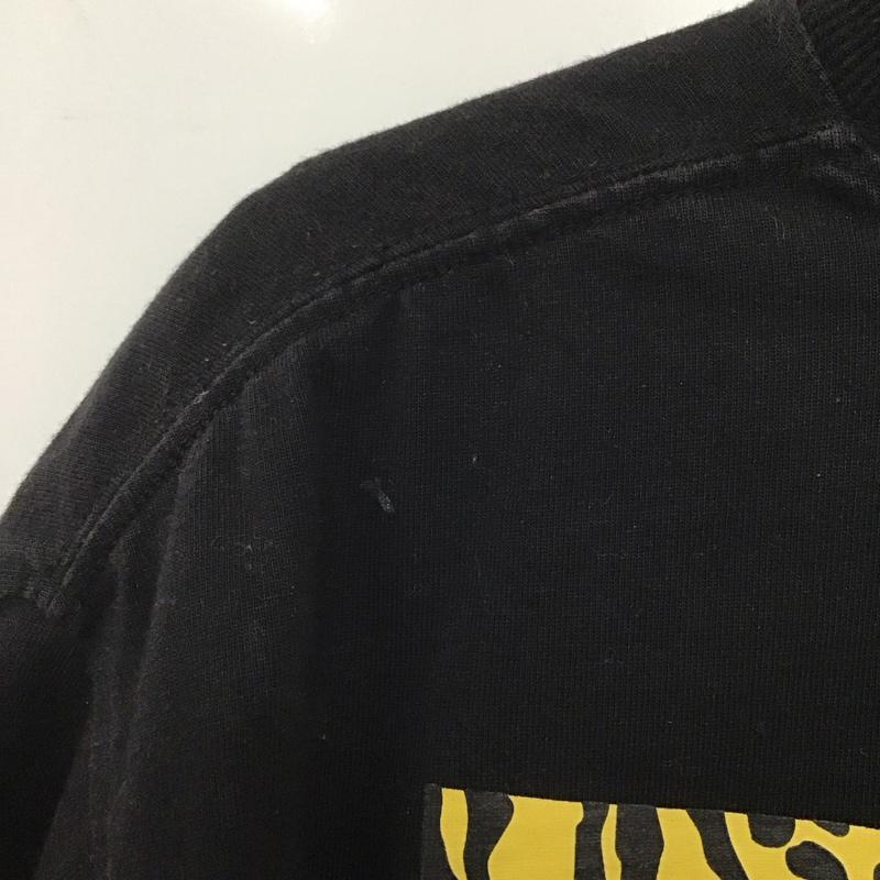 ルーカ RVCA Tシャツ 半袖 BB041-266 クルーネック バックプリント S ロゴ、文字 黒 / ブラック /  メンズ USED 古着 中古 10144079