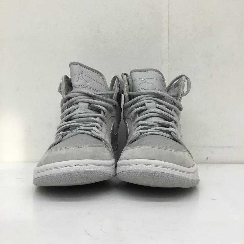ナイキ NIKE スニーカー スニーカー 136060-001　エアジョーダン１　AIR JORDAN 1 2001 ADDITION 25.5cm ロゴ、文字 銀 / シルバー /  メンズ USED 古着 中古 10112686